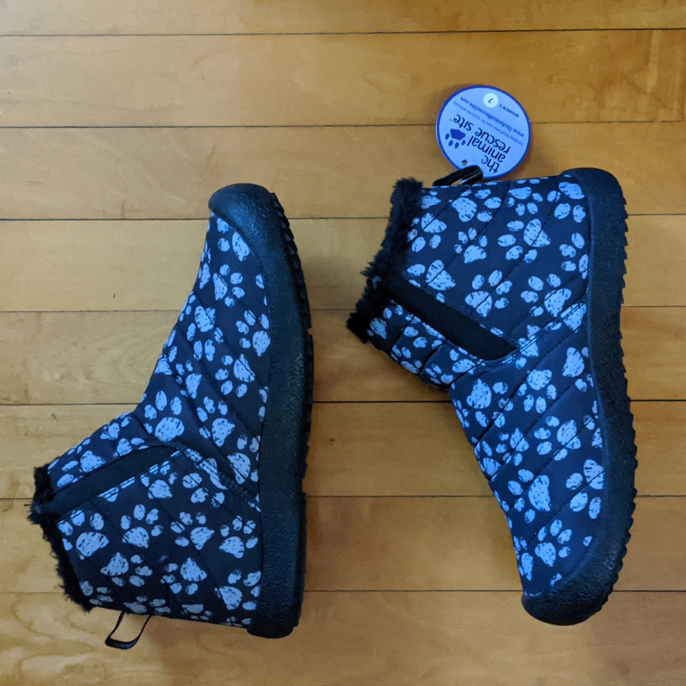 Comfy Puppy Paws Ankle Boots "The Animal Rescue Site" NWTs